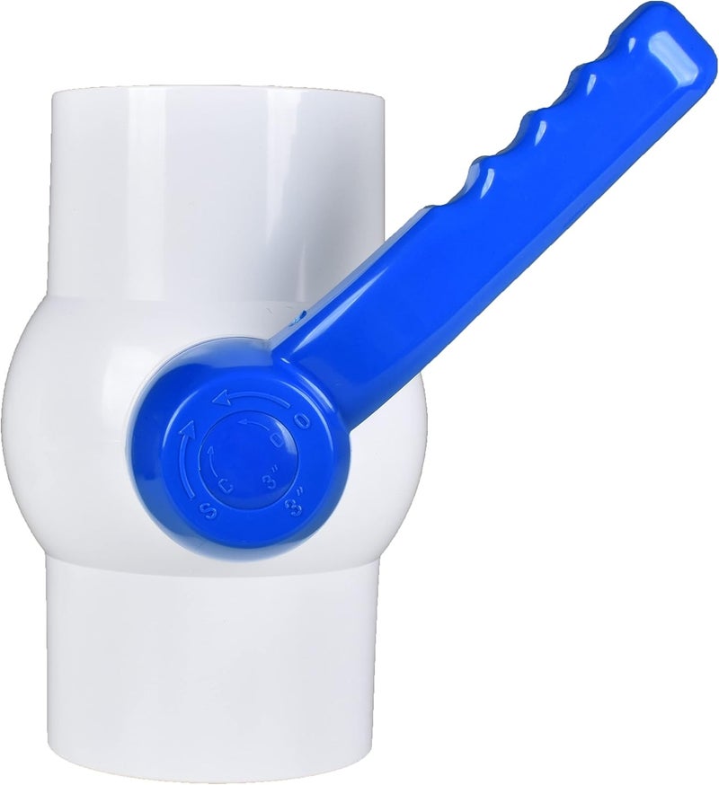 AIPOR 3" PVC Ball Valve (1-Pack), Shut-Off Valve with Easy to Rotate and Excellent Handle, Rated at 150 PSI, 3 inch Socket - Image 1